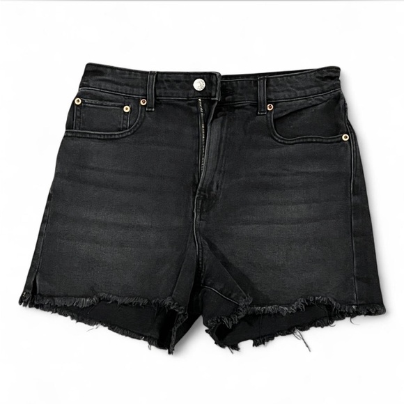 American Eagle Outfitters Pants - American Eagle Black Highest Rise 90s Boyfriend Denim Shorts
